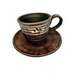 Чашка кавова+блюдце Ангоб 150 мл