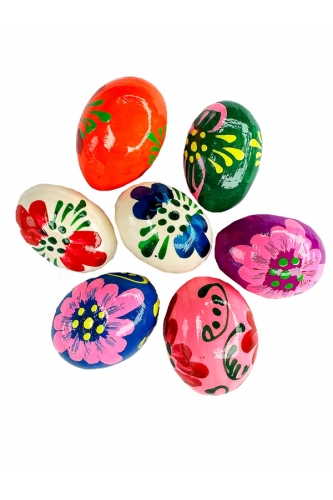 Писанка дерев'яна Весняні квіти (в асортименті)