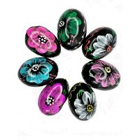 Писанка дерев'яна Квіти (в асортименті)