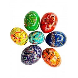  Drewniana pisanka malowana mała (asortyment)