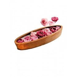 Свічка Човен з півоніями