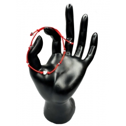 Браслет  оберіг плетений серце