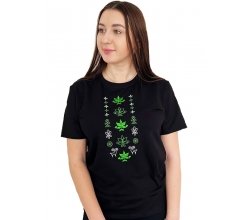 Футболка Premium якості з машинною вишивкою black-457