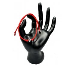 Браслет  оберіг плетений намистинка