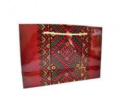 Torba prezentowa ozdoba bordowa 150*220 (opakowanie)