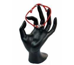 Браслет плетений червоний руна Феху