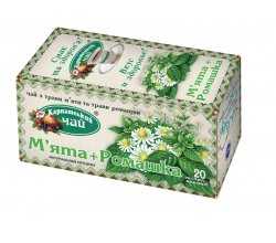  Carpathian tea Mint + Chamomile in bags of 20 pcs