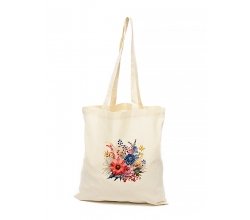 Field flowers shopper bag