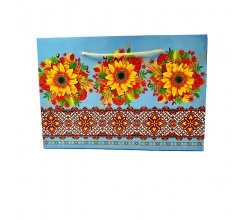 Подарунковий пакет Соняшники 150*220 (упаковка)