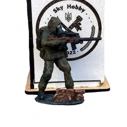 Металева міні фігурка колекційна Сталкер