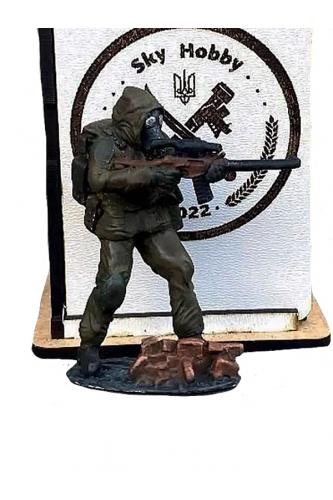 Металева міні фігурка колекційна Сталкер