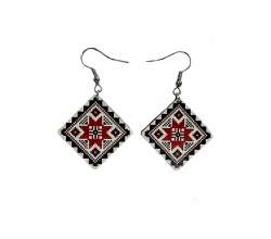 Wooden earrings No. 9