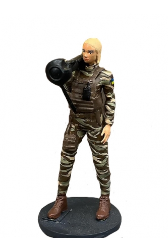 Металева міні фігурка колекційна Волонтер Алла Мартинюк