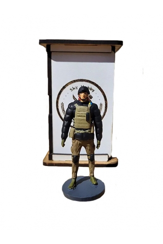 Металева міні фігурка колекційна волонтер Голландець