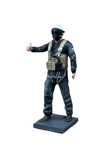 Металева міні фігурка колекційна Привид Києва