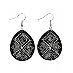 Wooden earrings No. 3