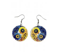  Drewniane kolczyki nr 5