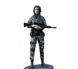 Металева міні фігурка колекційна Військова ЗСУ