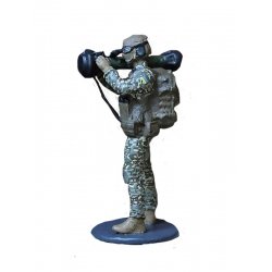 Металева міні фігурка колекційна Військовий ЗСУ з NLAW