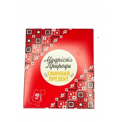 Сувенірний набір чаю Смачний презент 40 пакетиків