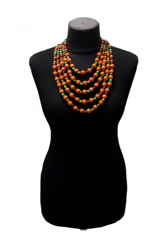 Намисто дерев'яне Осіння мелодія