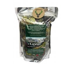 Натуральний зігріваючий чай зі збору цілющих карпатських трав Тепло з Карпат