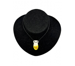 Аромомедальйон біло-жовтий