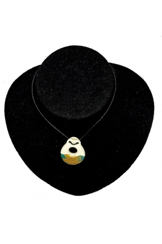 Аромомедальйон біло-зелений