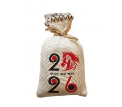 Магніт-мішечок з написом №2 (символ року 2026)