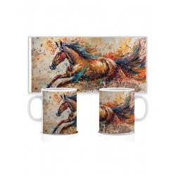 Керамічна новорічна чашка 2026 №16