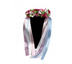  Dolina Kwitnienia Hoop, z czerwono-różowymi wstążkami