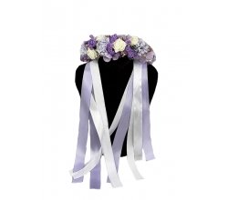 Dolina kwitnąca obręczy, z delikatnością wstążek w płatkach