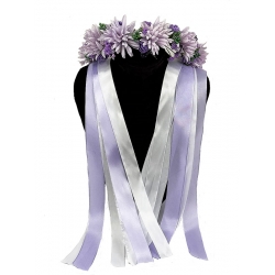 Обруч Квітуча долина зі стрічками Квіткова симфонія