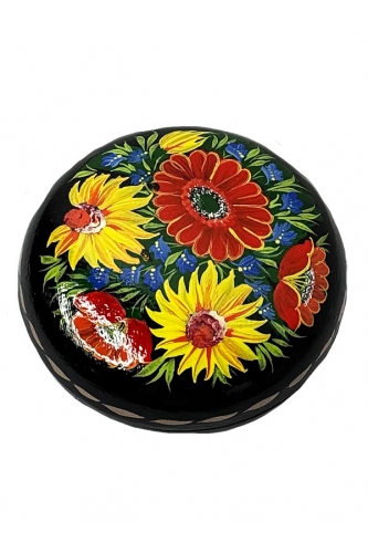 Шкатулка розписна Лірична 9,5 см