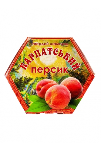 Твердий шампунь Персик