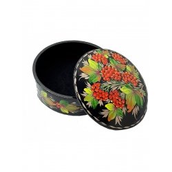 Шкатулка розписна кругла 13 см