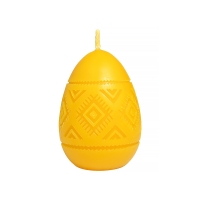 Wax candle Egg Vyshyvanka