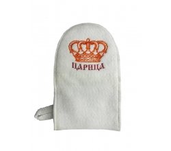 Рукавиця для лазні, сауни Цариця (розпродаж)