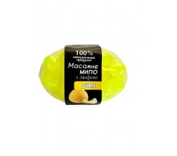 Натуральне мило-скраб із люфою з ароматом Дині