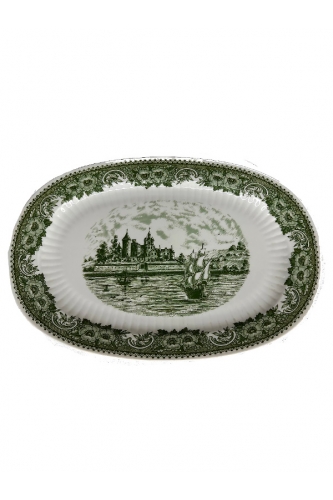 Розкішне Вінтажне Овальне Блюдо 28 см