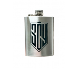 Kolba ze stali nierdzewnej z naklejką "ZSU" 220 ml