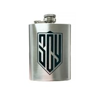 Фляга нержавіюча з наліпкой "ЗСУ" 220 мл