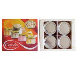 Набір скрабів Карпатський миловар Календула вівсяний для панянок медова диня 980031