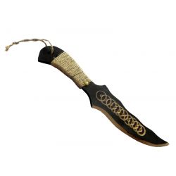 Ніж з мішковиною (чорний)