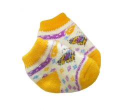 Шерстяні дитячі шкарпетки №30 жовті