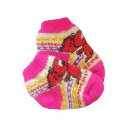 Шерстяні дитячі шкарпетки №30 рожеві try0006