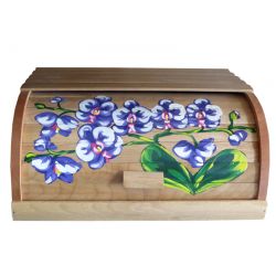 Хлібниця  розписна Орхідея 1шт. 0031130