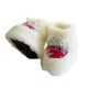 Пінетки з овчиною дитячі білі