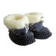 Sheepskin baby booties (multicolored)