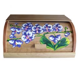 Хлібниця  розписна Орхідея 1шт. 0031130